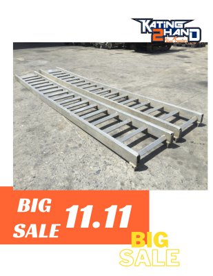 ขออนุญาติ Pro 11.11 BIG Sale ทั้งร้าน ลดสูงสุด 80% ทุกรายการ บันไดอลูมิเนียมยาว 2.8 เมตร สำหรับขึ้นรถไถญี่ปุ่นหรือเครื่องมือ เครื่องจักรทางการเกษ...