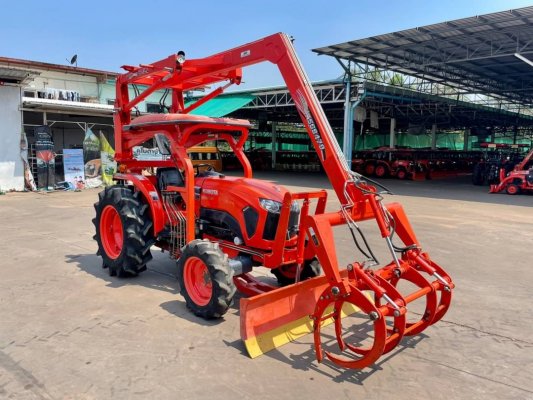 มาแล้วจ้ารถไถ คูโบต้ารุ่น L5018+ใบดันดินหน้า+คีบอ้อย ดาวน์  95,000 บาท สนใจโทรเลยจ้า 089-0111624 เฮียเลี้ยงจ้า สอบถาม หรือสามารถมาดูที่ร้านเราได้จ้า ส...