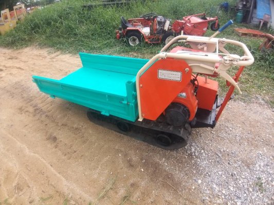 รถบรรทุกตีนตะขาบ KUBOTA 5แรงม้า นน.บรรทุก 300กก. กระบะเปิดข้างได้ เครื่องดี เกียร์ดี ช่วงล่างดี แทรคยางสวย มือสองจากญี่ปุ่น พร้อมใช้งาน ลดแรงงาน ลุยท...