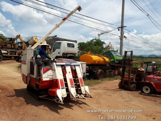 ขาย รถเกี่ยวข้าว นั่งขับ YANMAR รุ่น CA 230 เก่าญี่ปุ่น แบบอุ้ม ท่อส่ง ดีเซล 3 สูบ พร้อมใช้งาน...