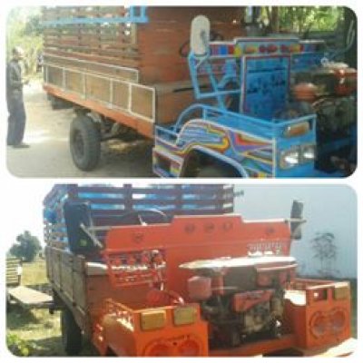 ขายรถบรรทุก การเกษตร อีแต๋น สภาพพร้อมใช้งาน เครื่องKUBOTA110แรง กระบะไม้ พื้นไม้ ...