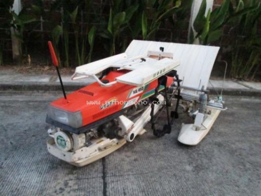 รถปลูกข้าวดำนาแบบเดินตาม รหัสสินค้า : 13001528 ยี่ห้อ : KUBOTA รุ่น : NS-450 ชมสินค้าอื่นๆ เพิ่มเติมที่ www.nihonmono.com...