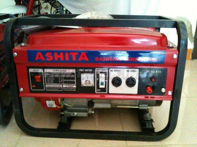 ขายเครื่องปั่่นไฟASHITA รุ่น HP3500A สินค้านำเข้า มือหนึ่ง 6.5ps 3KVA 220V....