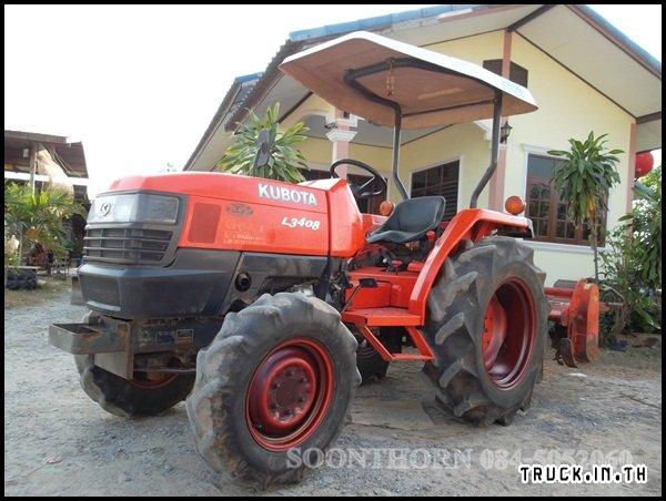 ขายด่วน KUBOTA L3408 4WD 2 เพลา 34แรง พร้อมโรตาลี่จอบหมุน ตราช้าง สภาพสวย พร้อมใช้งานได้ทันที ราคาสุดคุ้ม...