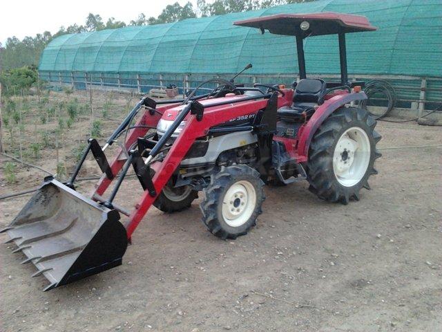 รถไถยันม่าร์ EF352 PT 4WD พร้อมชุดบุ้งกี๋ + ตัดหญ้า + ชุดปั๊มพ่นยา ...