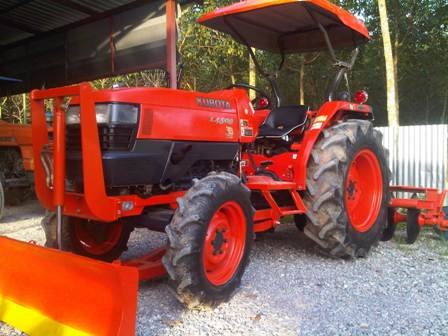 ขายรถไถ Kubota L 4508 (4WD) พร้อมดันหน้าและผานหลัง...
