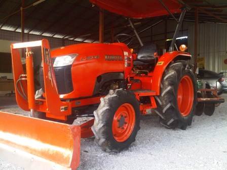 ขายรถไถ Kubota L 3608 (4WD) พร้อมดันหน้าและผานหลัง...