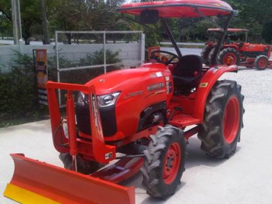 ขายรถไถ Kubota L 3608 (4WD) พร้อมดันหน้าช้างและโรตารี...