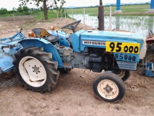 sale จากป้ายครับ: รถไถ ขนาด 16 แรง MITSUBISHI พร้อมโรตารี่พรวนดิน มือสองญี่ปุ่น เหลือ 90,000 บาท ครับ...