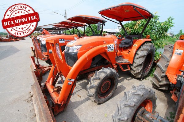 AUC 7 Code 022 แทรกเตอร์ KUBOTA L4708 ราคา เริ่มต้นการประมูล 345,000 บาท...