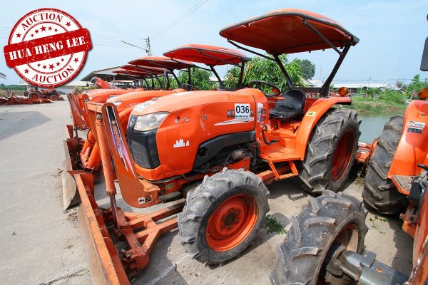 AUC 7 Code 036 แทรกเตอร์ KUBOTA L4708 ราคา เริ่มต้นการประมูล 355,000 บาท...