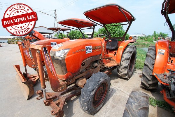 AUC 7 Code 098 รถแทรกเตอร์ KUBOTA L4708 ราคา เริ่มต้นการประมูล 345,000 บาท...