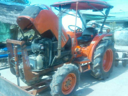 ขายรถไถ รถแทรคเตอร์ KUBOTA L3608 อุปกรณ์3ชิ้น ใบดัน ผานหลัง โรตารีย์ ทำงานน้อน1,100 ชม. สภาพพร้อมลุยงาน เครื่องดี เดิม ...