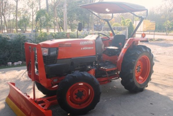 ขายรถไถ Kubota L 4508 DI (4WD) พร้อมดันหน้า+ผานพรวน...