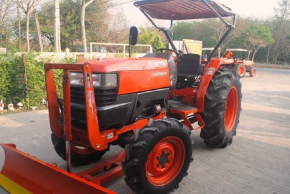 ขายรถไถ Kubota L 4508 DI (4WD) พร้อมดันหน้า+โรตารีช้าง1.8ม....