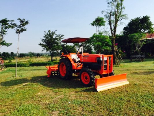 ขายด่วนรถไถkubota L4508 พร้อมดันหน้า...
