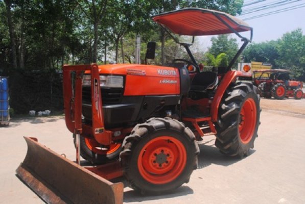 ขายรถไถKubota L4508DI (4WD) พร้อมใบมีดหน้า และผานพรวนช้าง รถUC ตรวจเช็คแล้ว...