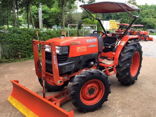 ขายรถไถKubota L4508DI (4WD) พร้อมใบมีดหน้าและผานพรวนช้าง24x5 รถพร้อมใช้งาน...