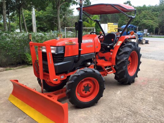 ขายรถไถKubota L4508 (4WD) พร้อมใบมีดหน้าและโรตารีช้าง รถพร้อมใช้งาน...