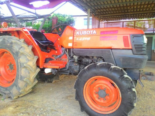 ขายรถไถ KUBOTA L4508 แถมผาน6 ยางหน้าใหม่  ทะเบียนพร้อมโอน  ราคา 210,000 รถอยู่ อ.แกลง จ.ระยอง  สนใจสอบถาม 0818618678 id line=0818618678 0899347475 id ...