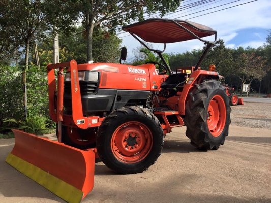 ขายรถไถKubota L4508 (4WD) พร้อมใบมีดหน้าและโรตารีช้าง รถพร้อมใช้งาน...