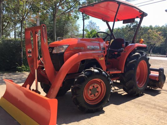 ขายรถไถ Kubota L3608(4WD) พร้อมใบมีดและโรตารี รถไร่ สีเดิม พร้อมใช้งาน...