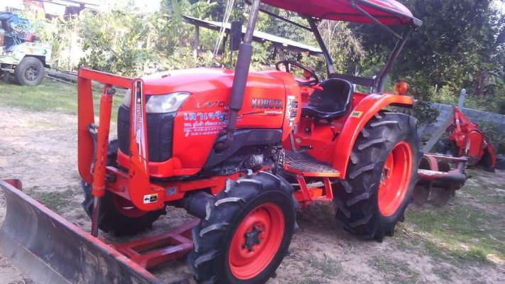 ขายรถไถ KUBOTA L4708 ใช้งานน้อย อุปกรณ์ครบ ดันหน้า ผานหลัง เอกสารพร้อมโอน สนใจโทร 090-8588220คุณนะ 093-3258446คุณบิว หรือเข้าดูสินค้าอื่นๆได้ที่ www.t...