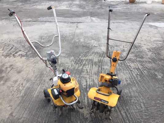 ขายแพคคู่ รถพรวนดิน Ryobi 2 คัน...