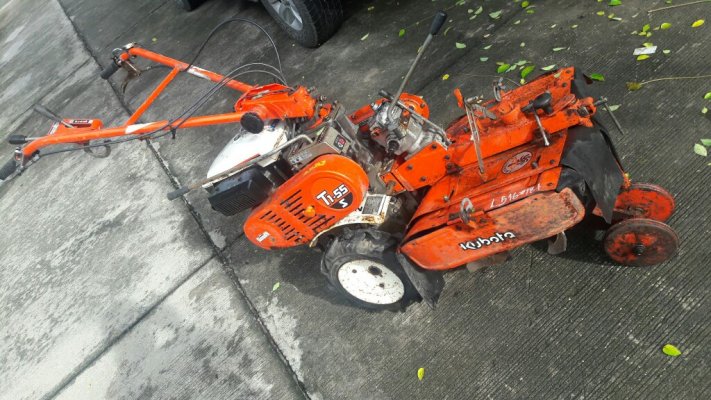 ขายรถพรวนดิน สาดดินเปิดปีก kubota T1-55s 6แรงนำเข้าญี่ปุ่น...