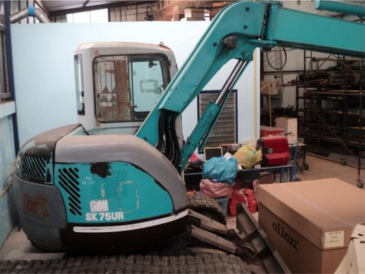 รถแบคโฮ KOBELCO SK75UR รถนำเข้ายังเคยใช้ในไทย ราคา 550,000 บาท...