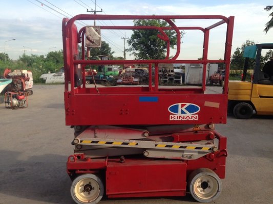 รถกระเช้า KINAN รุ่นใหม่ ปี2006 ยกสูง 5.8เมตร น.น.บรรทุก200กิโลกรัม ขับเคลื่อนด้วยไฟฟ้า อุปกรณ์ครบระบบดี แบตดี ทำงานได้รวดเร็ว ปลอดภัย สภาพดี รุ่นใหม่...