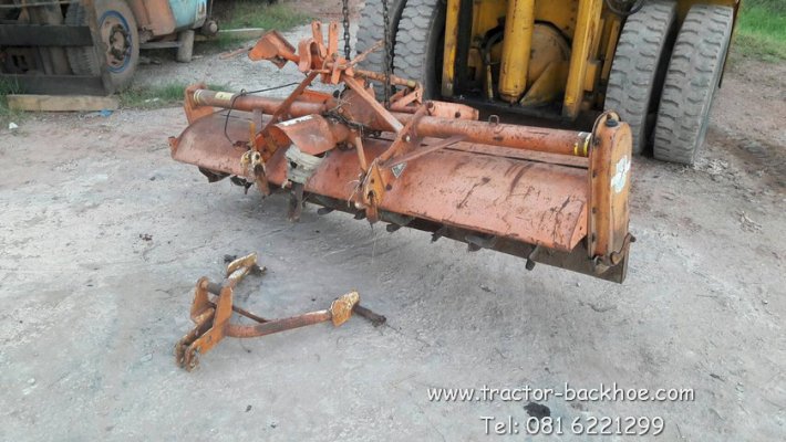 ขาย โรตารี่ ตีดิน พรวนดิน ปั่นดิน สำหรับติดรถไถนา kubota หรือใส่ได้หลายยี่ห้อ เก่าญี่ปุ่น ยาว 2 เมตร...