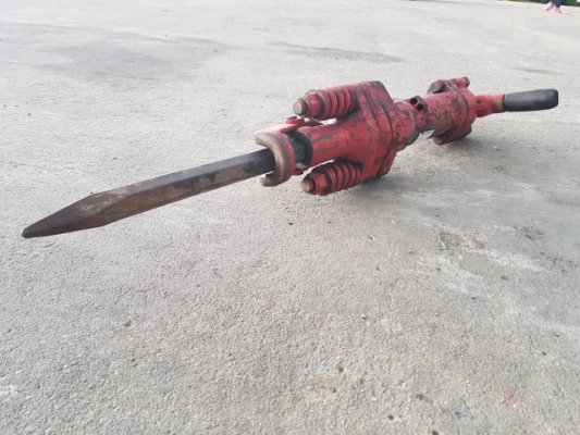 แย็กลม สำหรับปั๊มลม Screw หรือ Rotary ความยาวทั้งหมด 100 ซม. ...