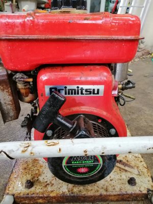 ขายเครื่องพ่นยาarimitsu 3 สูบติดเครื่อง 3.5แรง4 จังหวะ ohv...