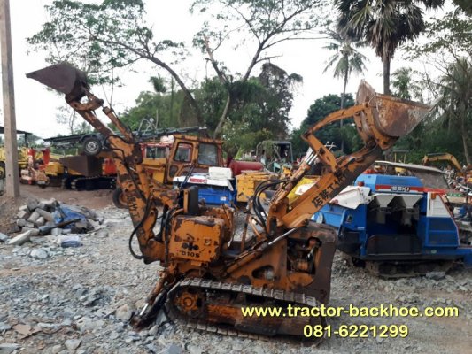 ขายถูกครับ รถหน้าตักหลังขุด แบบ 2 in 1 ตักได้ ขุดดี KOMATSU D10S พร้อมใช้ เก่าญี่ปุ่น...