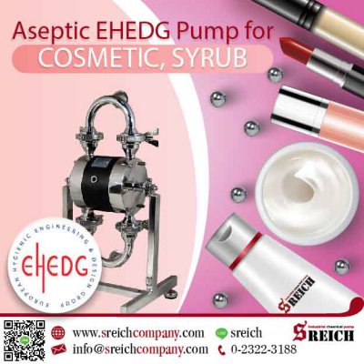 Food grade pump ปั๊มไดอะแฟรม มาตรฐาน EHEDG สำหรับงานสุขอนามัย...