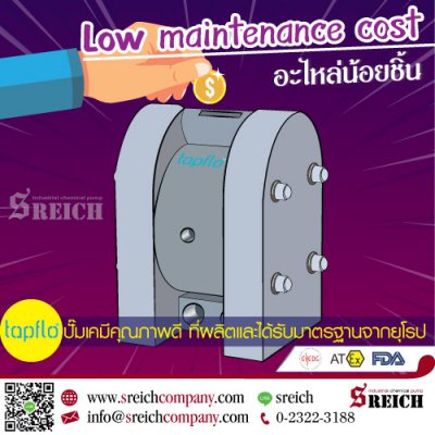 Low maintenance cost การลดต้นทุนในกระบวนการผลิต...
