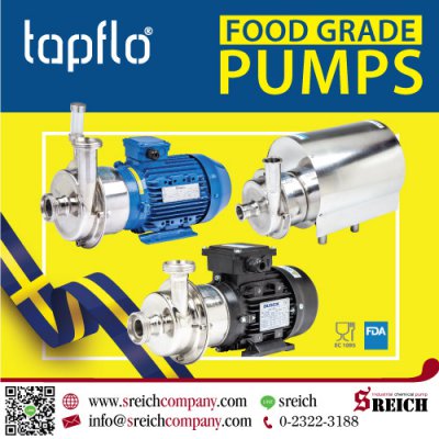 ปั๊มฟู้ดเกรด ปั๊มมอเตอร์มสำหรับอุตสาหกรรมอาหารและเครื่องดื่ม...
