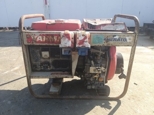เครื่องปั่นไฟสนาม Yanmar ดีเซล 220V. 3kVA. มือ2 จากญี่ปุ่น ตามสภาพเดิม ราคา 15,000บาท ...