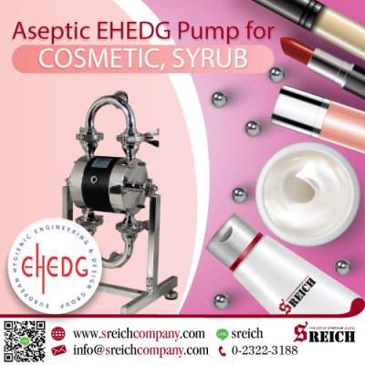 ปั๊มของเหลวหนืดมาตรฐาน EHEDG สำหรับกระบวนการผลิตเครื่องสำอาง...