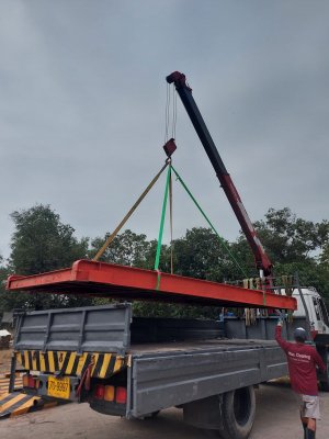 เครื่องชั่งแบบลอย รถบรรทุก ขนาด 5.00?2.50เมตร พิกัด 20ตัน หน้าเหล็ก!! (20,000kg.) อุปกรณ์ครบ เครื่องปริ้น จอเลข พร้อมใช้งาน ราคา 99,000บาท โทร : 094-7...