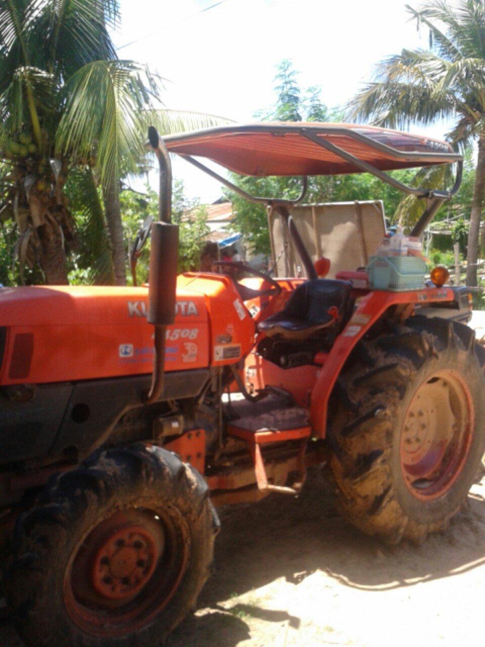 ขาย รถไถ kubota  4508 แรง  สภาพดี รถ อุปกรณ์พร้อม โรตารี่ และผานหลัง