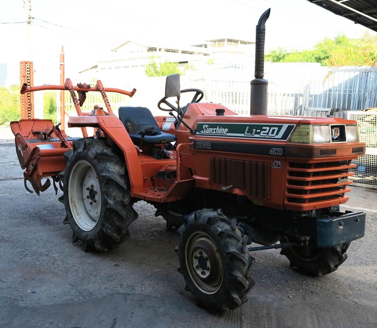 รถแทรคเตอร์ Kubota L1-20 พร้อมโรตารี่นำเข้าจาก ญี่ปุ่น. 160,000.-บาท 