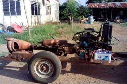 ขายเครื่องสูบน้ำ เครื่องTOYOTA  3K ติดแก๊สพร้อม เครื่องดีประหยัด
