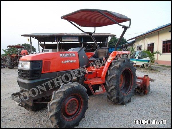 ขายด่วน KUBOTA L3408DI 4WD 2 เพลา 34แรง พร้อมโรตาลี่จอบหมุน ตราช้าง สภาพสวย พร้อมใช้งานได้ทันที ราคาสุดคุ้ม