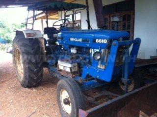 ขายรถไถฟอร์ด 6610 (Sell Ford tractor) 415000 สภาพสวย ผาน 7  ใบดันหน้า มีเอกสารขายเอง
