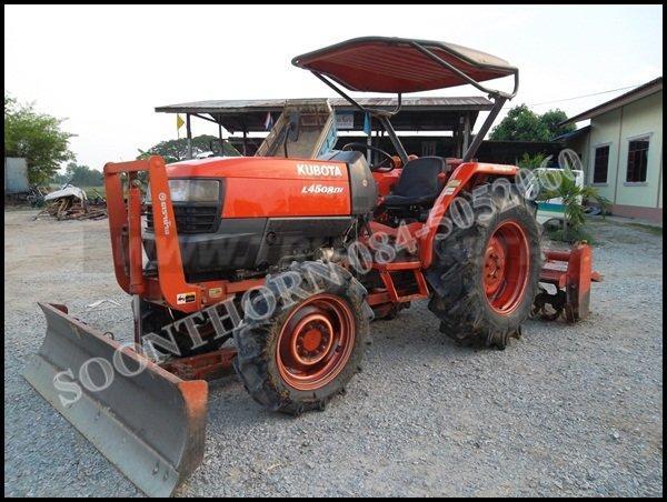 ขายด่วน KUBOTA L4508DI 4WD 2 เพลา 45 แรง พร้อมใบมีด ตราช้าง สภาพสวย พร้อมใช้งานได้ทันที ราคาสุดคุ้ม