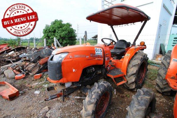 AUC 7 Code 015 แทรกเตอร์ KUBOTA L3608 ราคา เริ่มต้นการประมูล 200,000 บาท