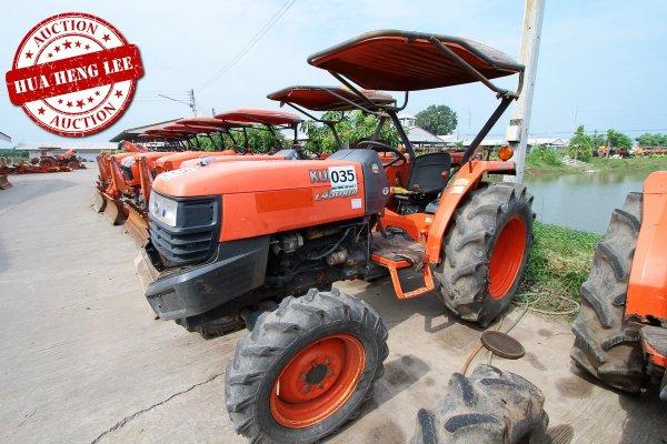 AUC 7 Code 035 แทรกเตอร์ KUBOTA L4508DI ราคา เริ่มต้นการประมูล 220,000 บาท