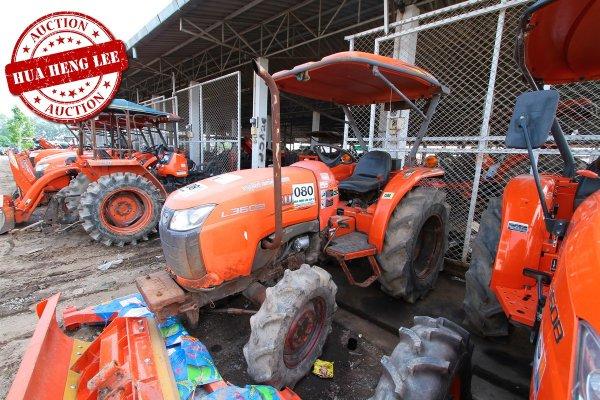 AUC 7 Code 080 รถแทรกเตอร์ KUBOTA L3608 ราคา เริ่มต้นการประมูล 210,000 บาท